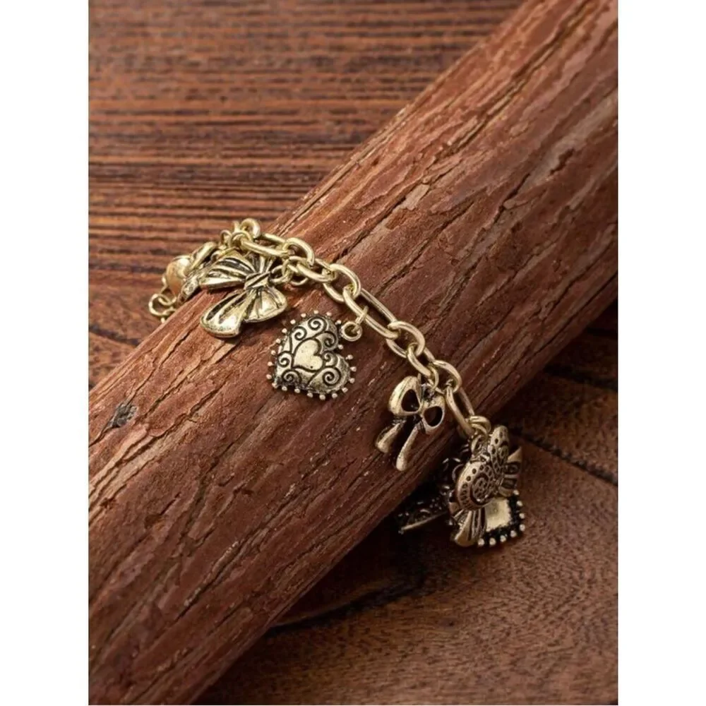 Boho heart bracelet S1339